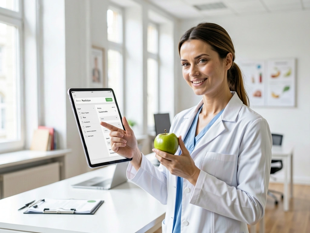 Ernährungsexperte bei der Arbeit